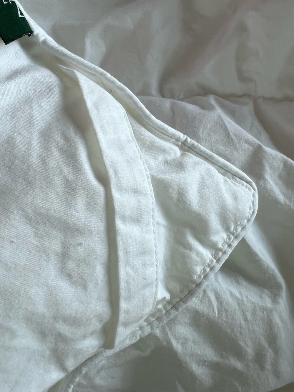 Ralph Lauren White Quilted Down-Alternative Comforter